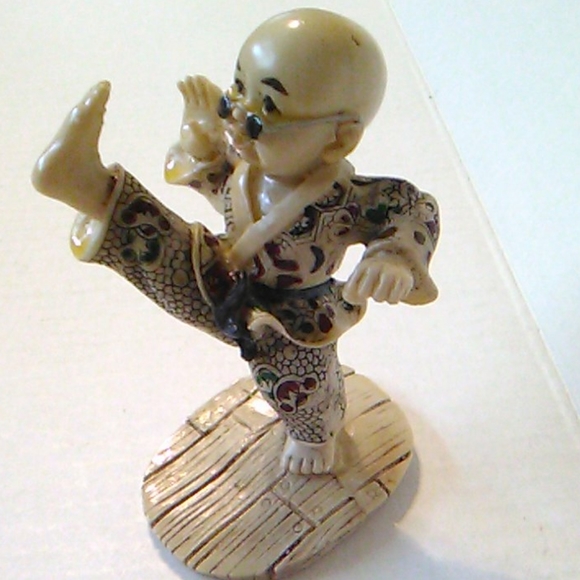 Accents Cute Ceramic Karate Man With Glasses Poshmark